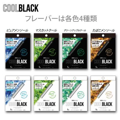 【会員10%OFF!】COOL BLACK(クールブラック)エナジーコーラメンソールカートリッジ5本入り
