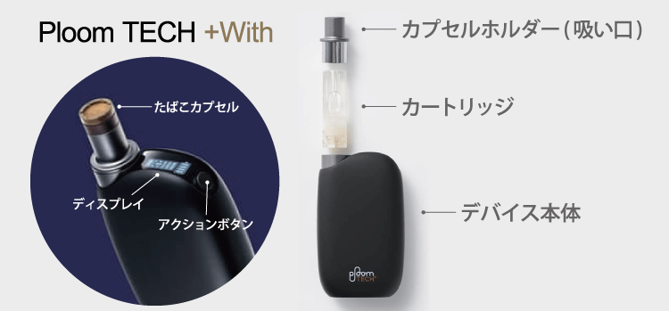 Ploom TECH＋With（プルーム テック プラス ウィズ）