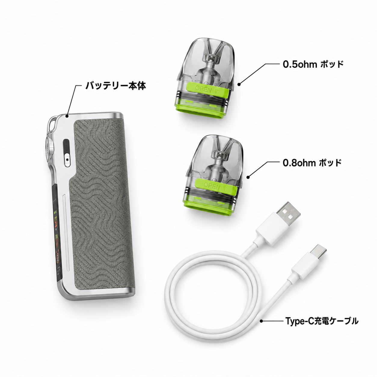 iStick X80スターターキット内容