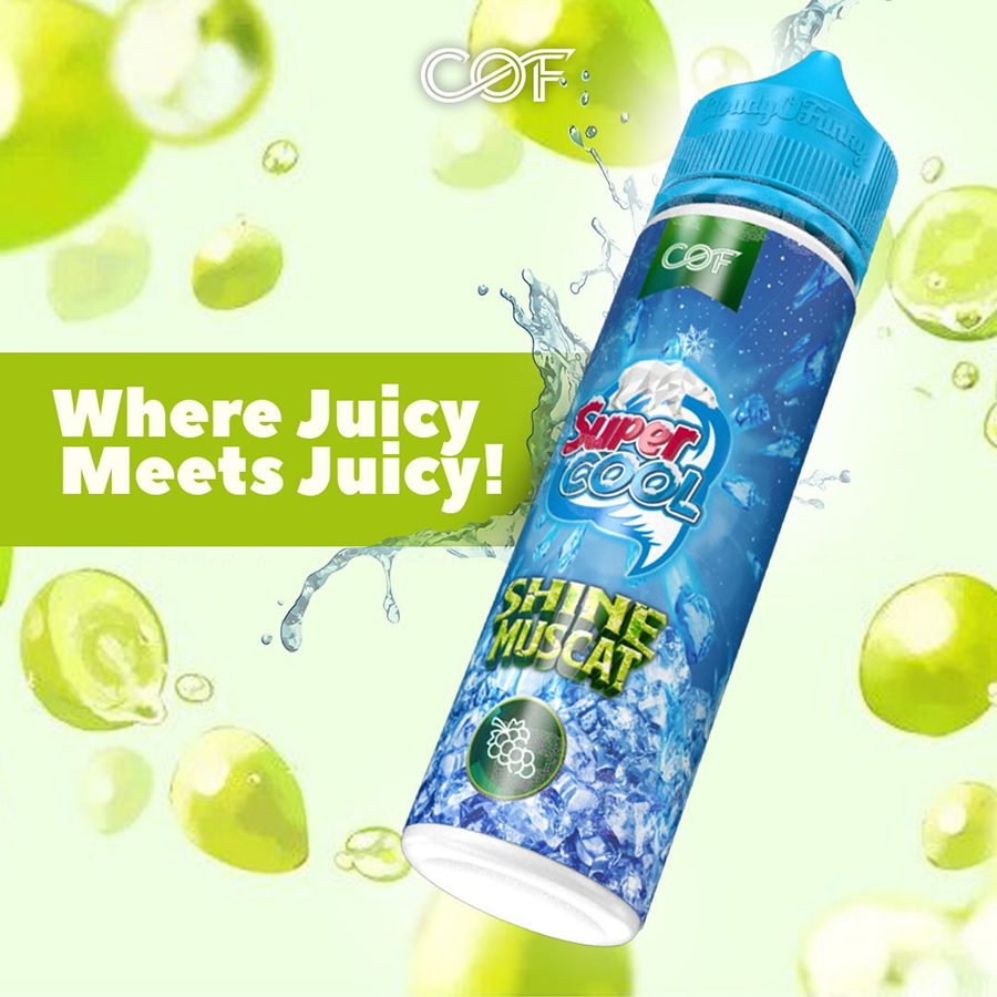 【NEW】COF SUPERCOOL(スーパークール) シャインマスカット 60ml