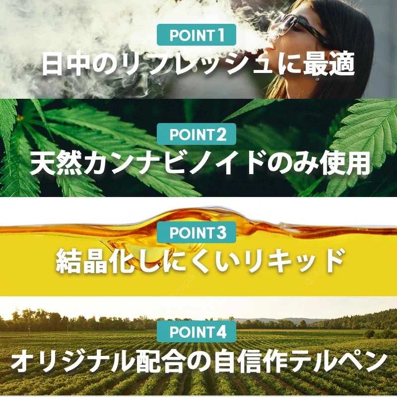 【NEW】|Vape Mania CBG 52% カートリッジ