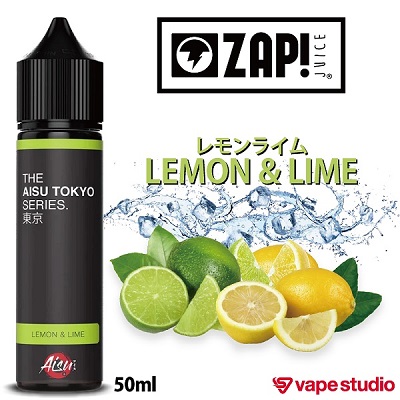 【新規会員『1000円OFF』送料無料】ZAP!JUICE(ザップジュース)LEMON & LIME(レモンライム) 50ml