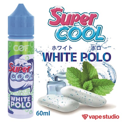 電子タバコVAPE(ベイプ)人気おすすめランキング_COF SUPER COOL(スーパークール) WHITE POLO(ホワイト ポロ) 60ml