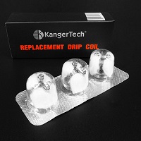 【SALE50%OFF】KangerTech Dripコイル 0.2ohm (3個入り)