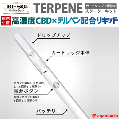 【送料無料 CBD15%配合】BI-SO TERPENE(テルペン) スターターキット